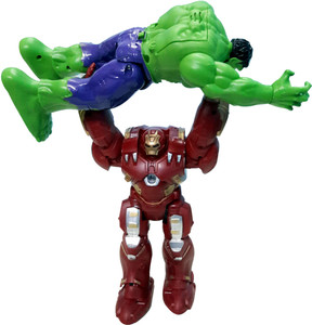 Hulk and hulkbuster toy top