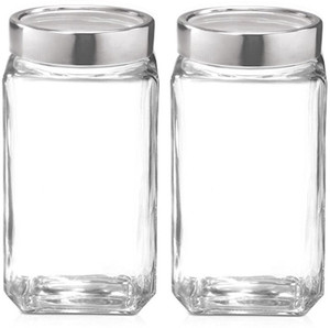 ezra Tea sug - 2250 ml Glass Tea, Coffee & Sugar Container