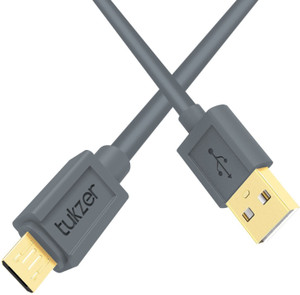 Tukzer Gold Plated (4 Feet/ 1.2 Meter) - High Speed, Quick Charge 2.4 Amp & Data Sync USB Cable