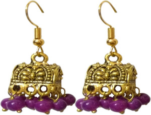 Ozanoo Stylish Beaded Alloy Dangle Earring