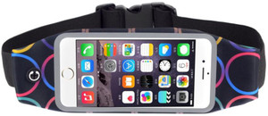 Tantra Zipper Smart Sports Running Waist Belt Pouch with Transparent Touch Screen Window + Headphone Jack + Sweatproof + Adjustable Waist Size + Compatible with most of mobile phones (upto screen sizes 5.5 inches) Aerobic Band