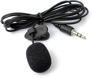 Singtronics 30Hz 15000Hz Collar Mini 3.5mm Black Tie Lapel Lavalier Clip Microphone