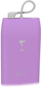Shrih SH-03665 Purple Built-in Micro Pin Cable 6000 mAh Power Bank