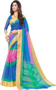DESIGN WILLA Printed Fashion Organza Saree