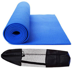Skyfitness Yoga Mat With Bag Blue 4 Mm Exercise Gym Mat Best Price