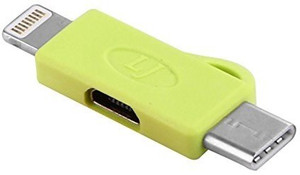 BB4 3 IN 1 Micro USB to Lightning 8 Pin and Type C Convertor CHARGING Cable USB Adapter