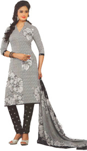 Giftsnfriends Crepe Printed Salwar Suit Dupatta Material