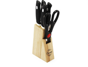 Divine DVNW5 Plastic, Steel, Wooden Knife Set