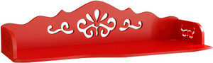 Home Sparkle Carved Wall Shelf Wooden Wall Shelf