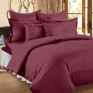 Ahmedabad Cotton Single Cotton Satin Duvet Cover Maroon Best Price