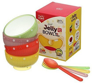 kreativekudie jelly bowl (Big) Plastic Bowl Set