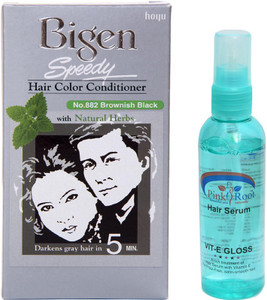 Bigen Men S Speedy Hair Colour 882 Brown Black With Pink Root Hair