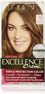 Loreal Excellence Crème 654 Light Mahogany Copper Brown