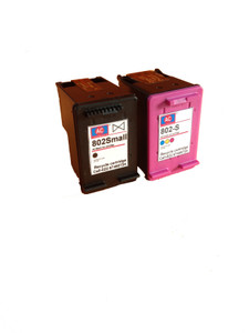 AC AC 802small Black&colur ink cartridge HP 3050/ J610/ 2000/ J210/ 2050/ J510/ 3000/ J310/ 1050/ J410/ 1000/ J110/ 2010/ K010/ 2060/ K110. Single Color Ink