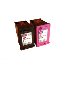 AC AC 901 Black&colour combo Ink Cartridge HP J4580/ J4640/ J4680/ 4500/ G510g/ J4500/ J4540/ J4550/ J4580/ J4640/ G510n. Single Color Ink
