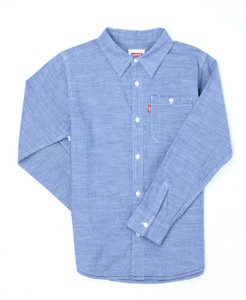LEVI S Boys Solid Casual Blue Shirt Buy LEVI S Boys Solid Casual Blue Shirt Online at Best Prices in India Flipkart