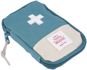 Divinext Small First Aid Kit Travel Pouch Medicine Storage Bag
