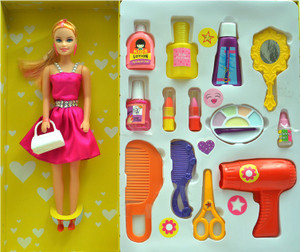 makeup kit doll