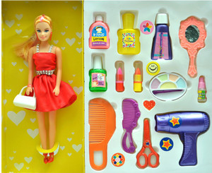 Deep Miss World Beauty Doll With Makeup Kit Multicolor Best Price In