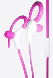 Castech Adiva Hot Pink Sports Wired Headphones