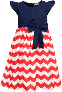 Bella Moda Girls Midi/Knee Length Casual Dress