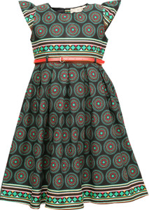 Bella Moda Girl's Midi/Knee Length Casual Dress