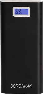 Scronium S 715 30000 Mah Power Bank Black Lithium Ion Best Price