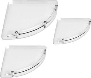 Admire 6'' 8'' 10'' Corner Shelf Combo (5mm) Acrylic Wall Shelf