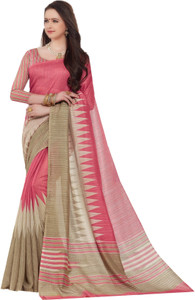 Yetnik Printed Bollywood Silk Cotton Blend Saree
