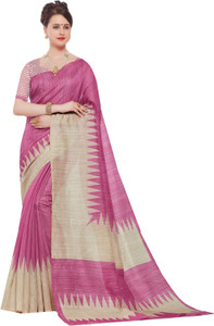 Yetnik Printed Bollywood Silk Cotton Blend Saree
