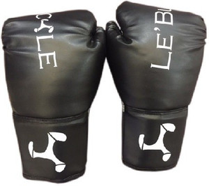 Le Buckle Le Buckle Boxing Gloves (black and grey) Boxing Gloves (Men, Black)