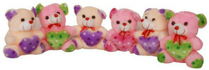 Buy4babes Teddy Bear 6 pcs kind toys - 12 inch