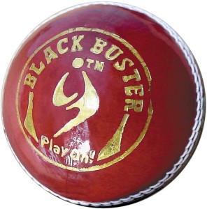 SM Black Buster Leather Cricket Ball -   Size: NA