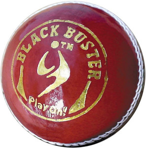 SM Black Buster Leather Cricket Ball - Size: NA