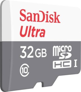 SanDisk ULTRA 32 GB MicroSDHC Class 10 48 MB/s  Memory Card