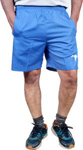 HPS Sports Solid Men & Women Light Blue Sports Shorts