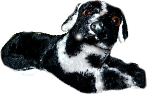 Spot Dealz SDLS10 Black Puppy Soft Toy - 10 cm