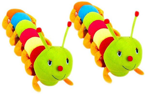 Tabby Toys Catterpiller 50 cm StuffToy Combo of 2 - 50 cm