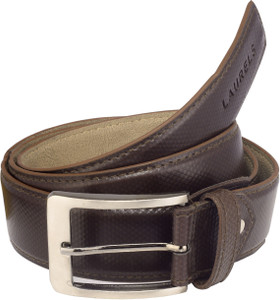 Laurels Men Formal Brown Artificial Leather Belt