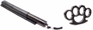Luxe Mart 62 cm Expandable, Collapsible Iron Baton