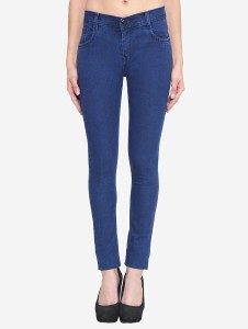 Crease & Clips Slim Women's Blue Jeans