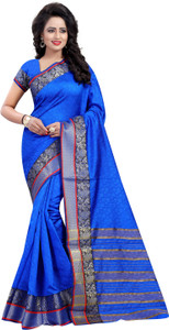 K.C Printed Bollywood Silk Cotton Blend Saree