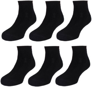Tahiro Men & Women Solid Crew Length Socks, Quarter Length Socks