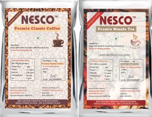 Nesco Premix Classic Coffee + Premix Masala Tea NESCO Filter Coffee 2 kg
