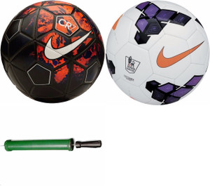 RSO 32 Pannel High Quality 2 balls With Air Pump Football - Size: 5