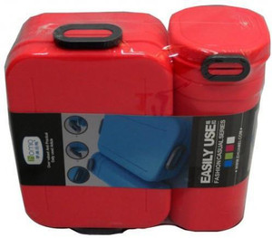 Tuzech Easy Buckle Lunch Box with Water Boottle ( Be Sporty) 1 Containers Lunch Box