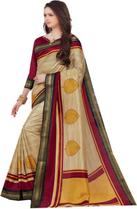 Yetnik Printed Bollywood Silk Cotton Blend Saree