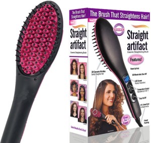 VibeX ® Simply Straight Ceramic Brush Simply Straight™ -Type-601 Hair Straightener