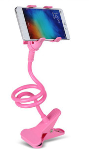 Smarty Universal Flexible 360⁰ Snake Style Stand for Apple iPhone/Samsung/Android Mobiles Long Lazy Holder (BABY PINK) Mobile Holder