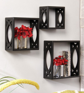 Onlineshoppee handicraft design Wooden Wall Shelf